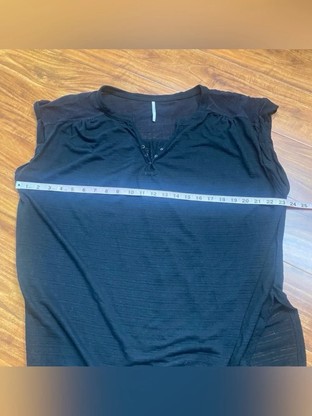 Free People Women's Black Oversize Muscle Tunic Size Large Casual Streetwear